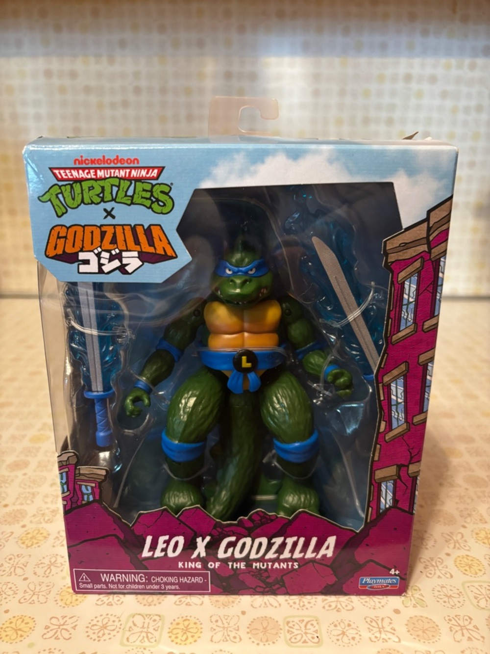 TMNT Teenage Mutant Ninja Turtles X Godzilla Leo X Godzilla Playmates 2025 - Picture 2 of 7